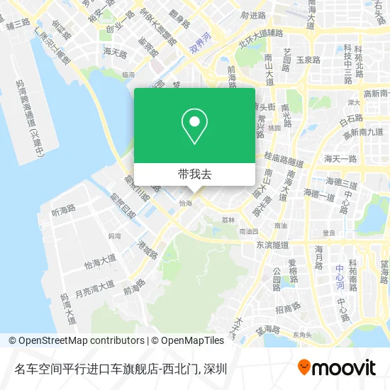 名车空间平行进口车旗舰店-西北门地图