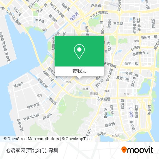 心语家园(西北3门)地图