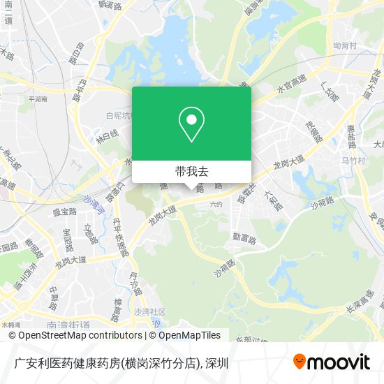 广安利医药健康药房(横岗深竹分店)地图