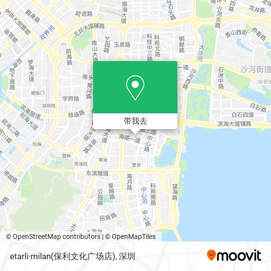 etarli·milan(保利文化广场店)地图
