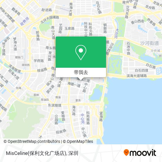 MisCeline(保利文化广场店)地图