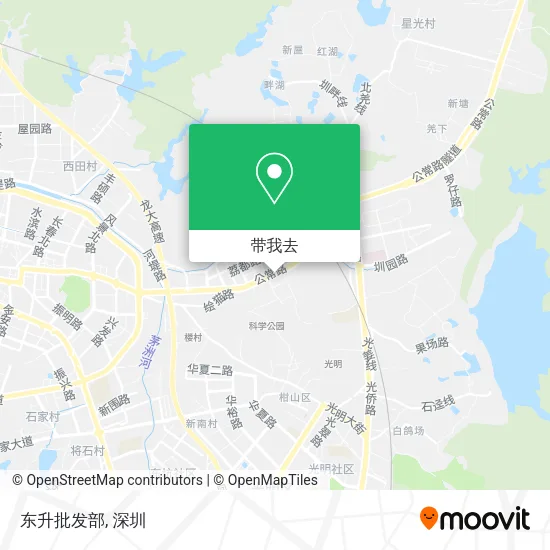 东升批发部地图