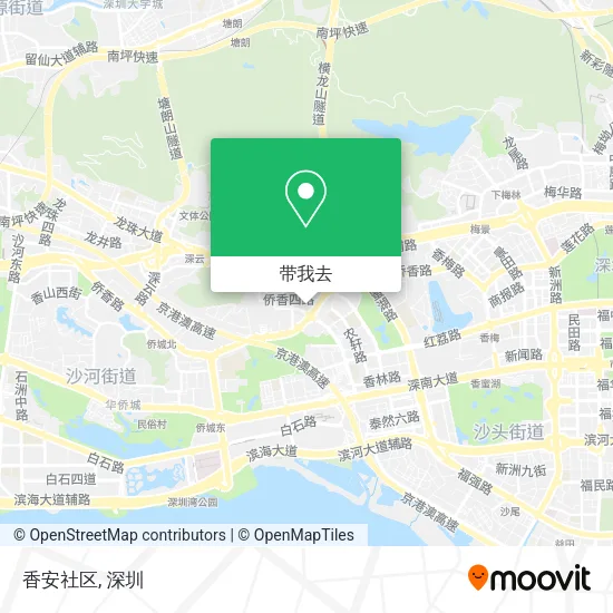 香安社区地图