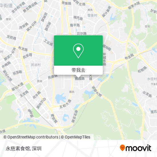 永慈素食馆地图