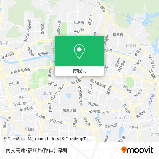 南光高速/福庄路(路口)地图