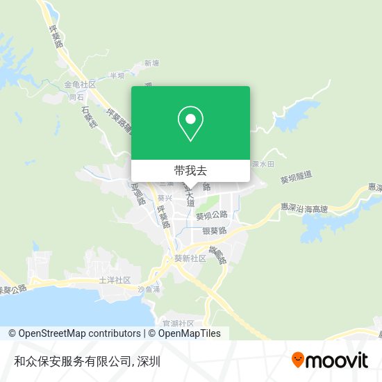 和众保安服务有限公司地图