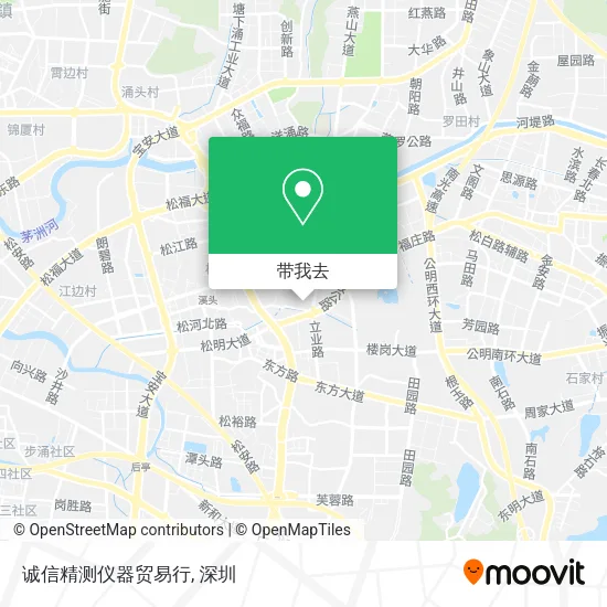 诚信精测仪器贸易行地图