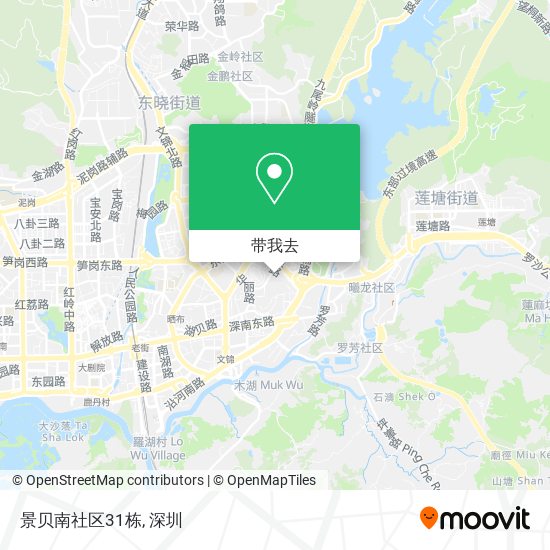 景贝南社区31栋地图