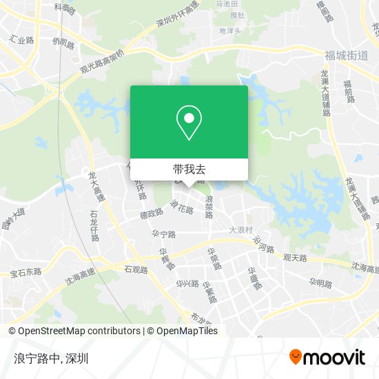 浪宁路中地图