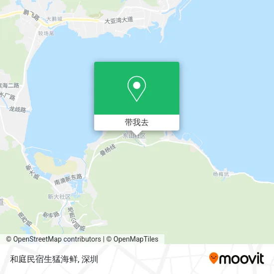 和庭民宿生猛海鲜地图
