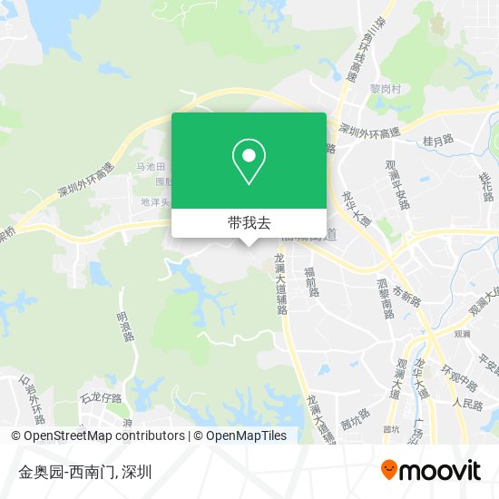 金奥园-西南门地图