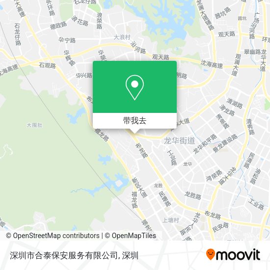 深圳市合泰保安服务有限公司地图