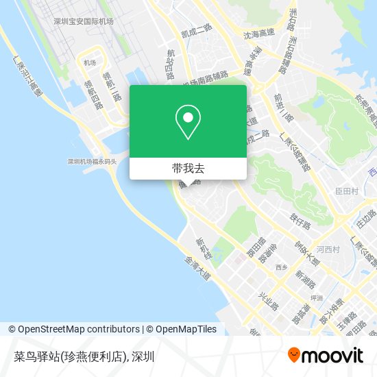 菜鸟驿站(珍燕便利店)地图