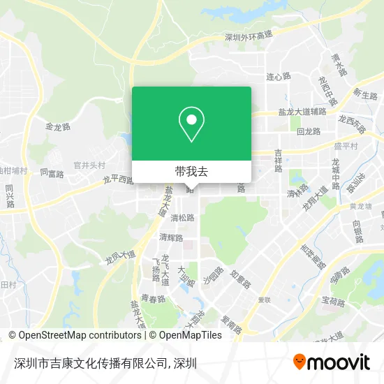 深圳市吉康文化传播有限公司地图