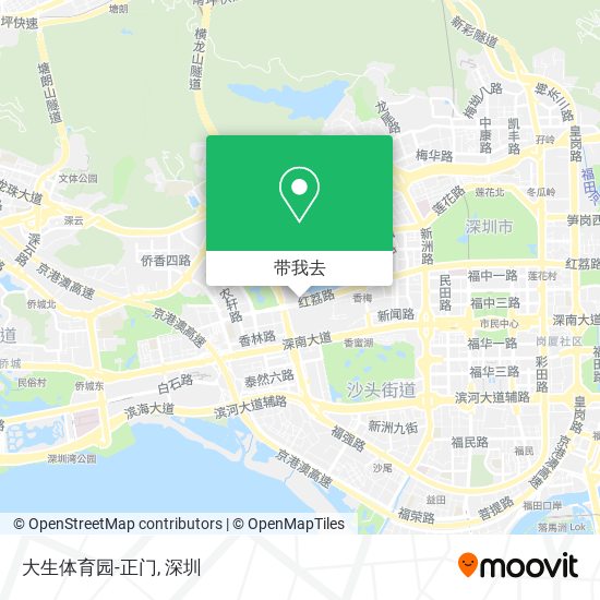 大生体育园-正门地图