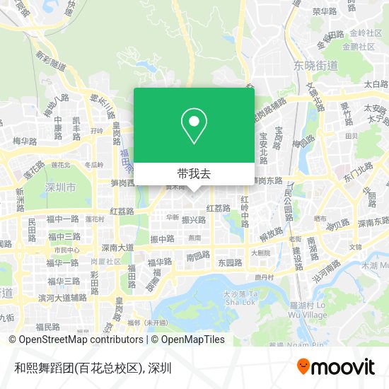 和熙舞蹈团(百花总校区)地图