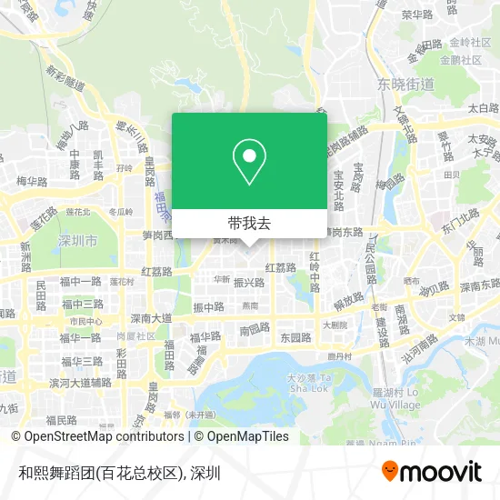 和熙舞蹈团(百花总校区)地图