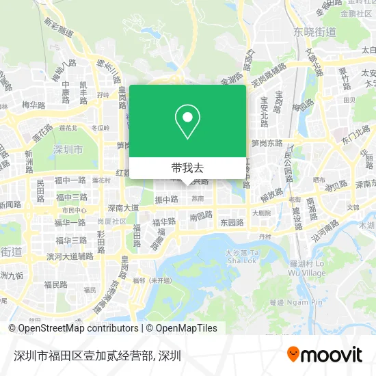 深圳市福田区壹加贰经营部地图