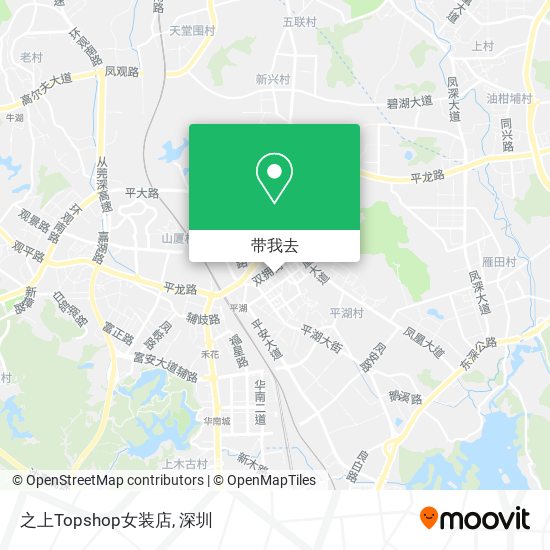 之上Topshop女装店地图