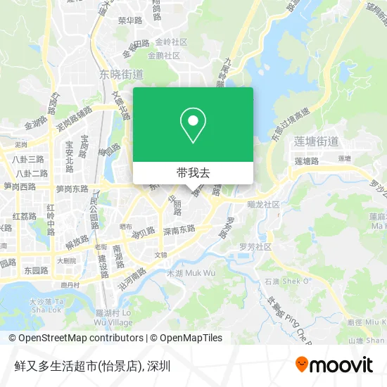 鲜又多生活超市(怡景店)地图