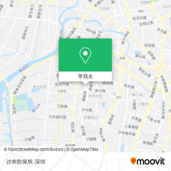 沙井防保所地图