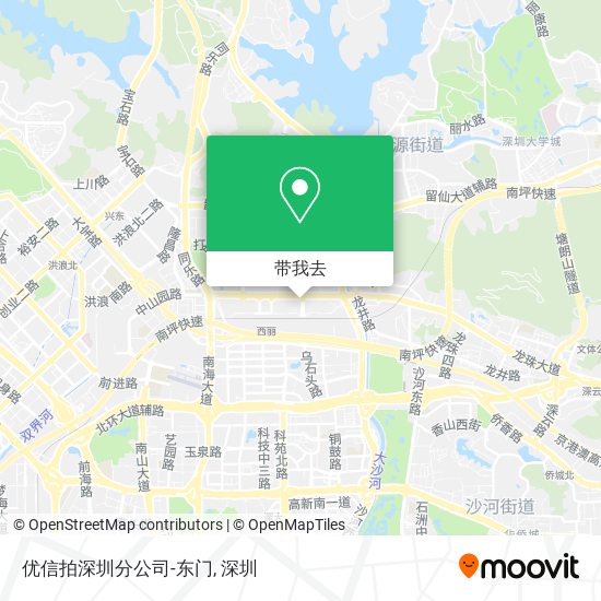 优信拍深圳分公司-东门地图