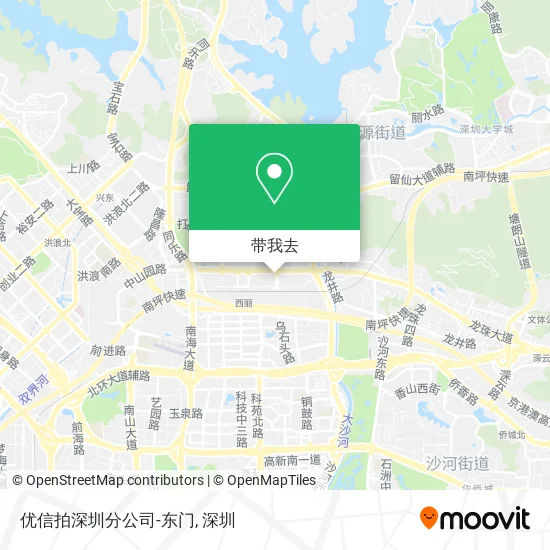优信拍深圳分公司-东门地图