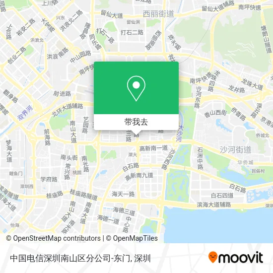 中国电信深圳南山区分公司-东门地图