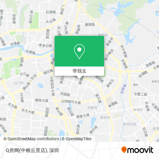 Q房网(中粮云景店)地图