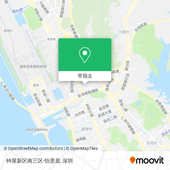 钟屋新区南三区-怡景居地图