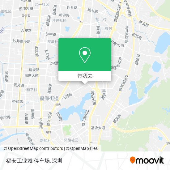 福安工业城-停车场地图