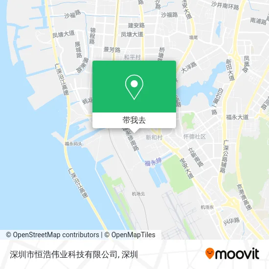 深圳市恒浩伟业科技有限公司地图