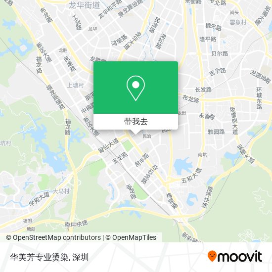 华美芳专业烫染地图