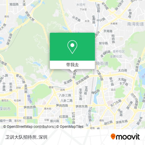 卫训大队招待所地图