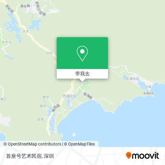 首座号艺术民宿地图