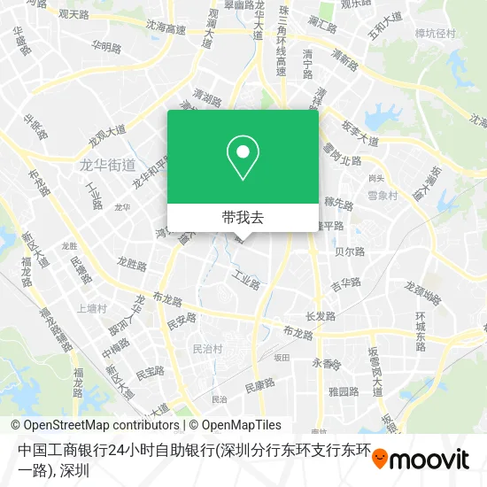 中国工商银行24小时自助银行(深圳分行东环支行东环一路)地图