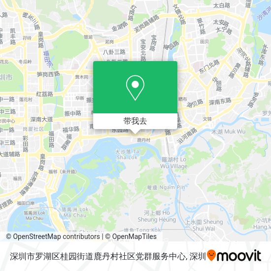 深圳市罗湖区桂园街道鹿丹村社区党群服务中心地图