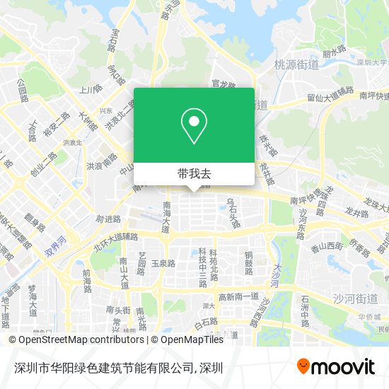 深圳市华阳绿色建筑节能有限公司地图