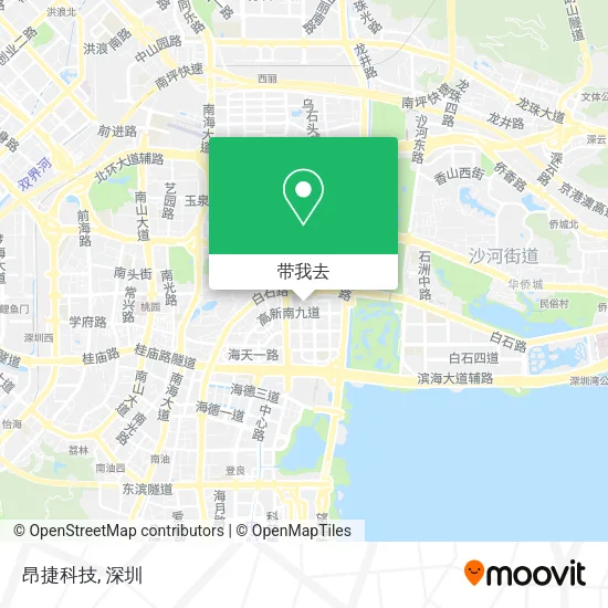 昂捷科技地图