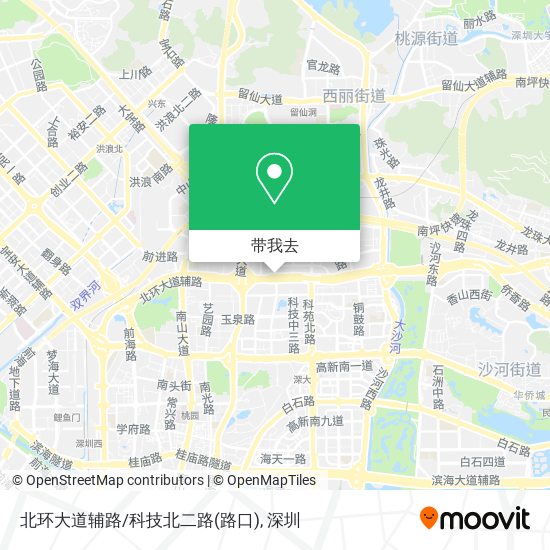 北环大道辅路/科技北二路(路口)地图