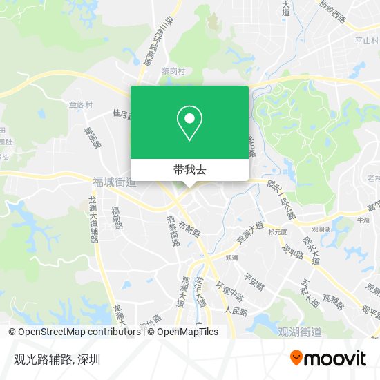 观光路辅路地图