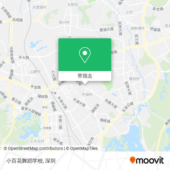 小百花舞蹈学校地图
