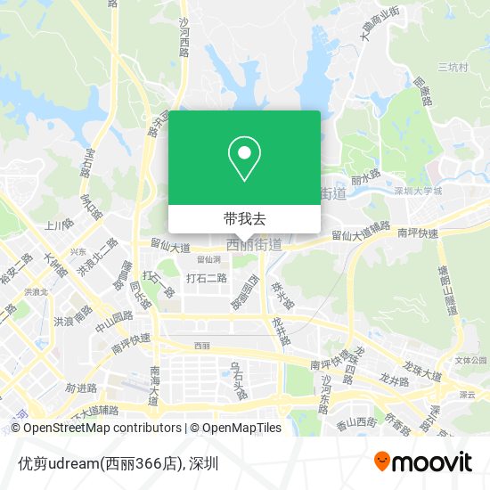 优剪udream(西丽366店)地图