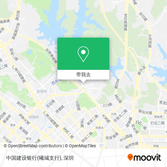 中国建设银行(曦城支行)地图