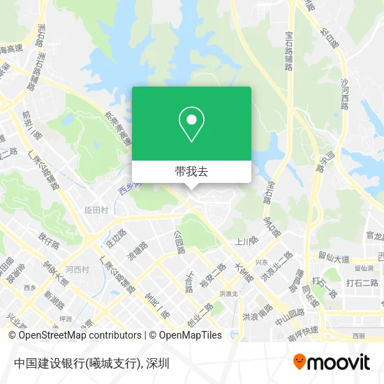 中国建设银行(曦城支行)地图