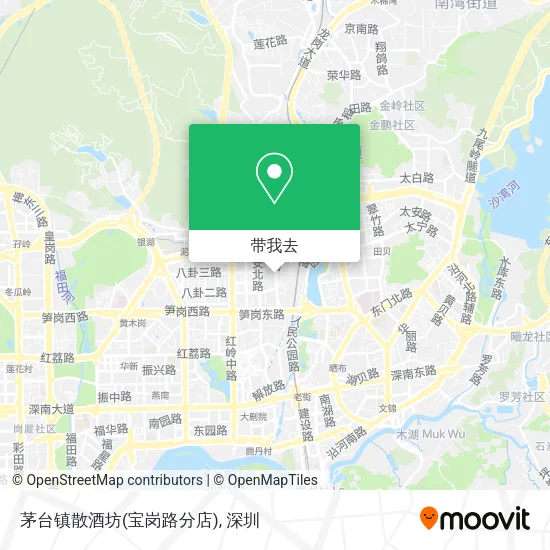 茅台镇散酒坊(宝岗路分店)地图