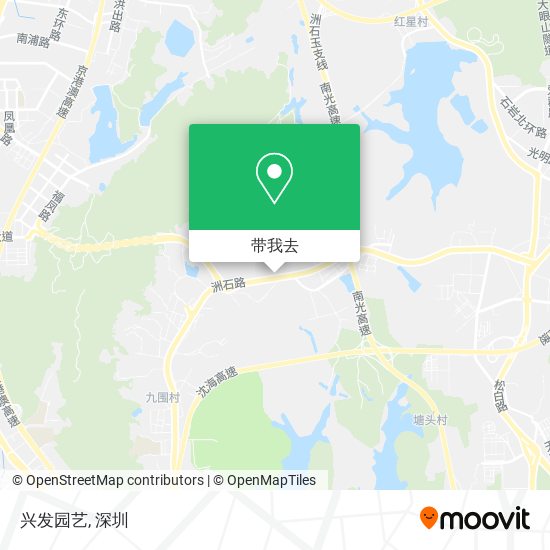 兴发园艺地图