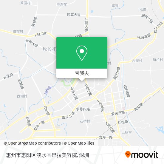 惠州市惠阳区淡水香巴拉美容院地图