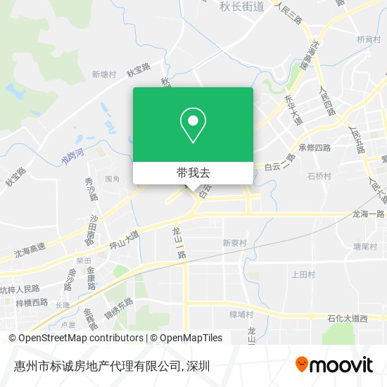 惠州市标诚房地产代理有限公司地图