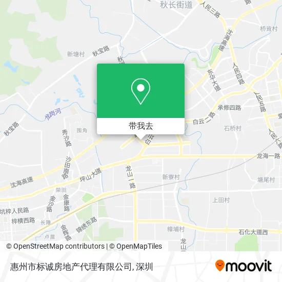 惠州市标诚房地产代理有限公司地图